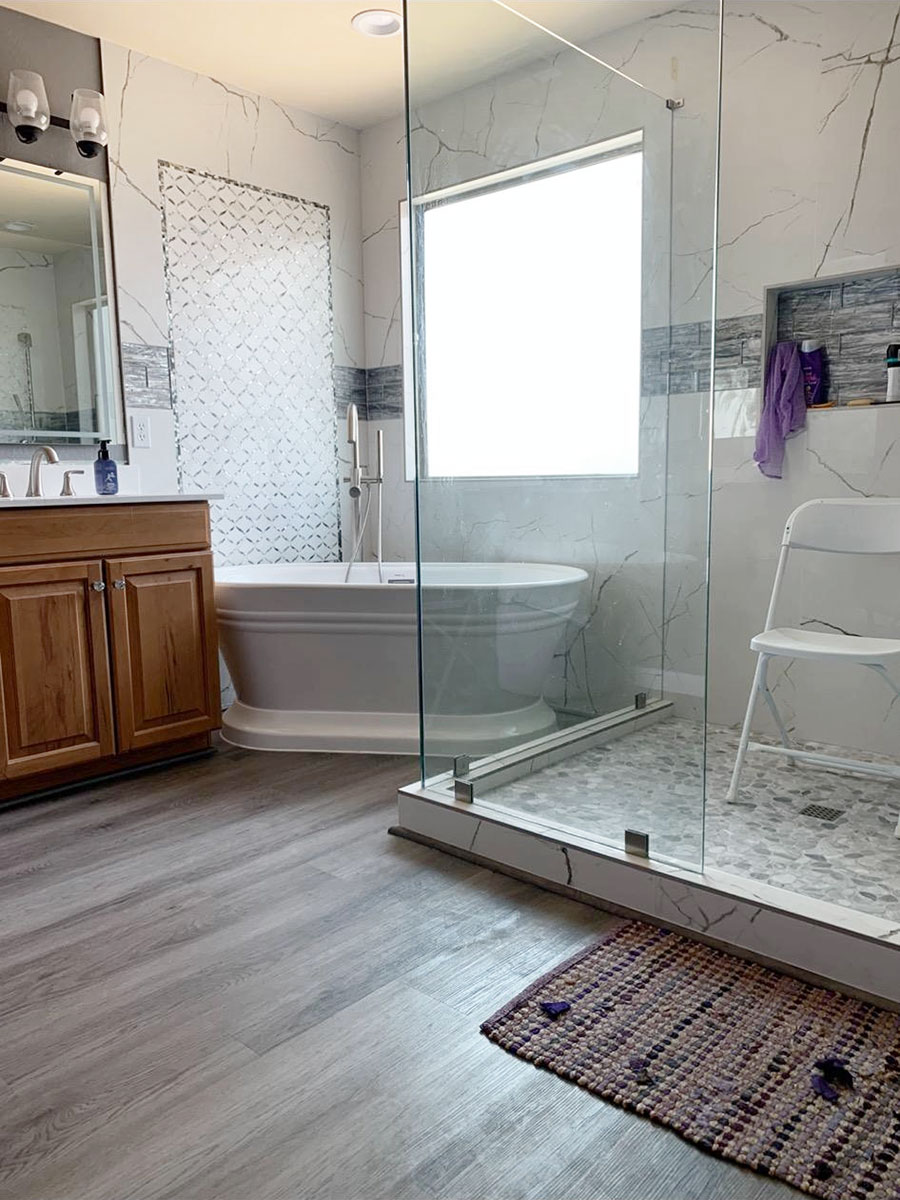 Glass Doors Frameless Styles Allure Bathroom Remodeling